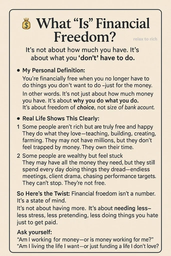 what is financial freedom