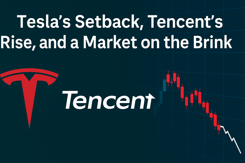 Tesla’s Setback, Tencent’s Rise, and a Market on the Brin