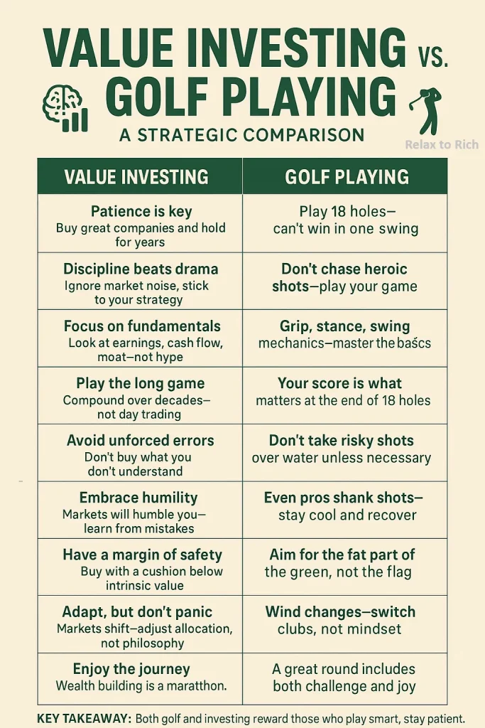 Value Investing vs. Golf Playing