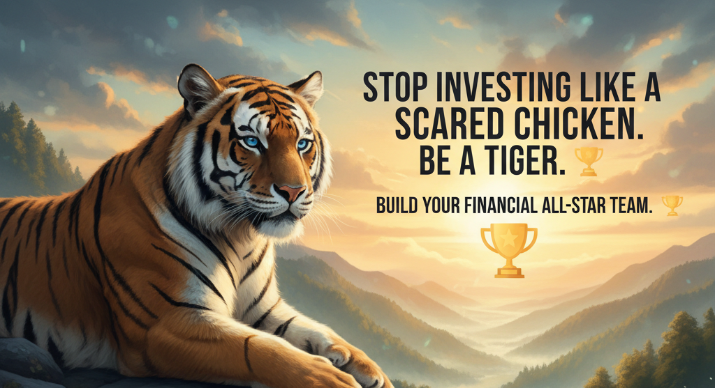Stop Investing Like a Scared Chicken. Be a Tiger.