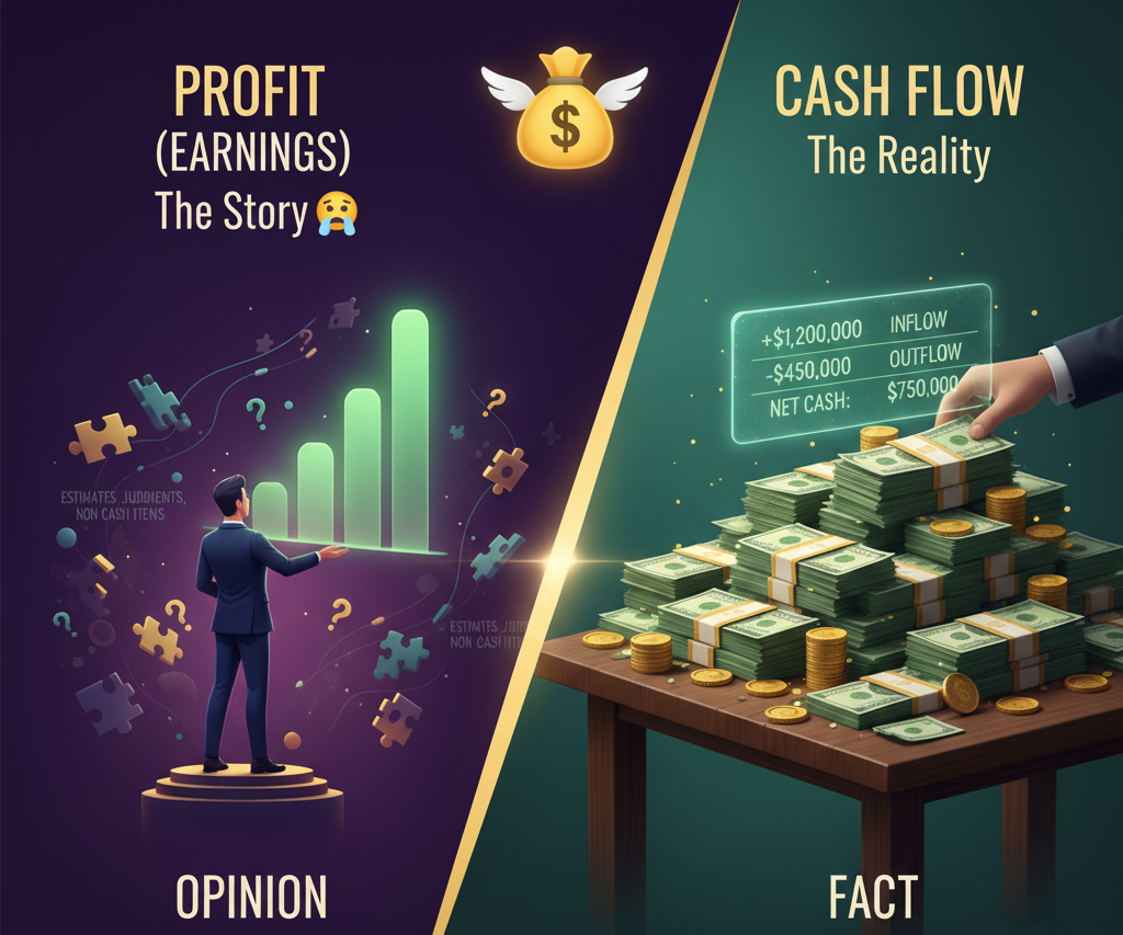 Profit is an Opinion, Cash is a Fact The #1 Secret to Spotting a Healthy Company